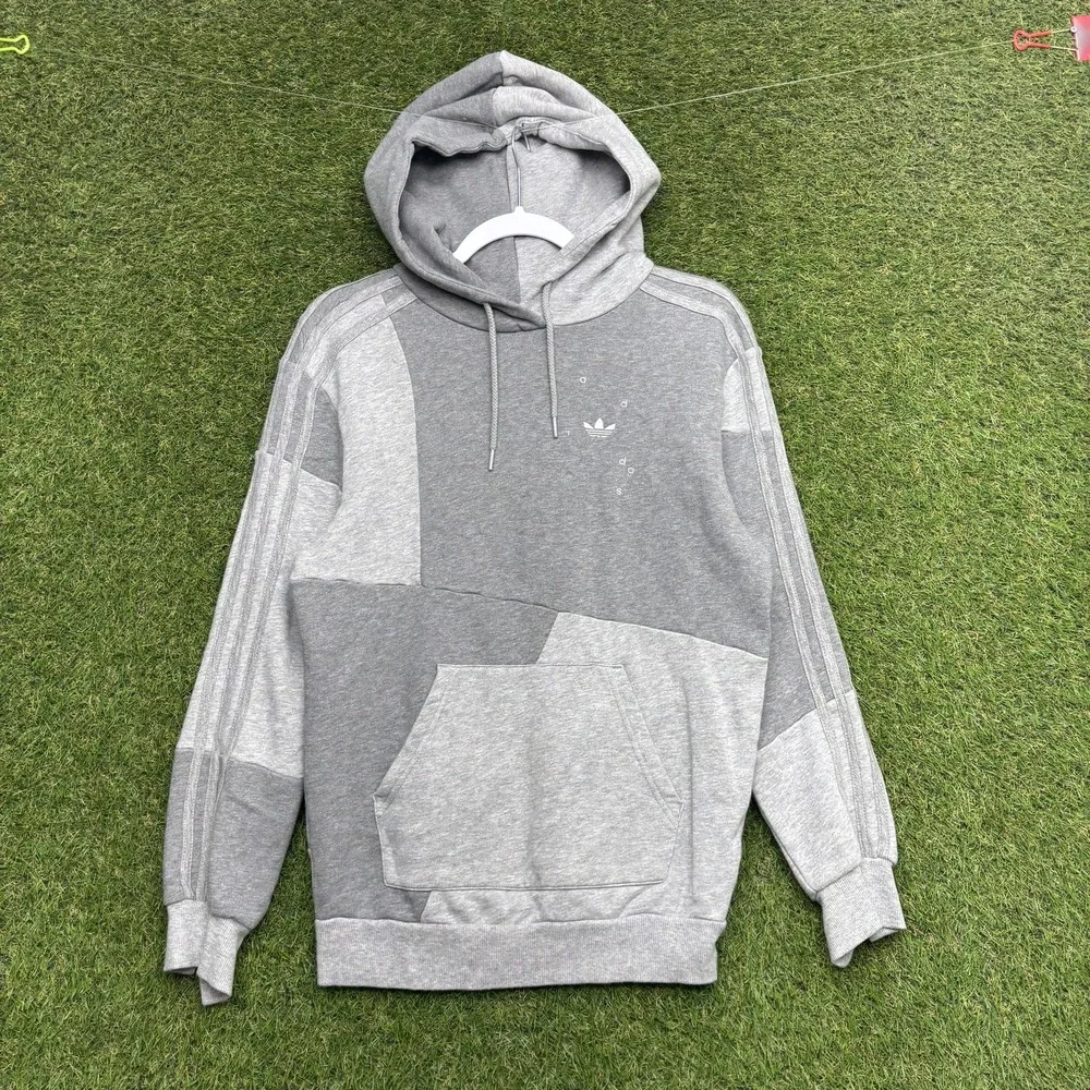 Adidas Hoodie Womens XS Patchwork Danielle Cathari Trefoil Sweatshirt Pullover